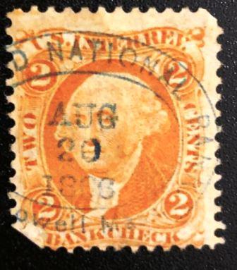 2 cent stamp - 1863
